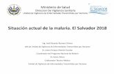 Situación actual de la malaria. El Salvador 2018 · 5 CRN 30 Hospitales Total Población: 7,440,662 Total de Viviendas*: 1,668,227 Regiòn Occidente Regiòn Central Regiòn Metropolitana