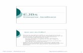 Enterprise JavaBeans - di002.edv.uniovi.esdi002.edv.uniovi.es/~dflanvin/docencia/dasdi/teoria/Transparencias... · 2 Enterprise JavaBeans ¡ Un EJB es un componente software que se