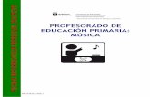 PROFESORADO DE EDUCACIÓN PRIMARIA: MÚSICA · INF/FICHA/MU1 FICHAS IN FORMATIVAS PERSONAL DOCENTE PROFESORADO DE EDUCACIÓN PRIMARIA: MÚSICA Servicio de Prevención de Riesgos Laborales