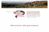 Dossier de premsa - Festival MUDA Pirineus · piano. Més informació: ... Cirque du Soleil - "Sama- Sama" entre d'altres. Co fundadora de Ses Dones. ... de vida i alegria.