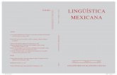 sUmaRiO 2 núm. Lingüística mexicanaamla.org.mx/linguistica_mexicana/Vol_V_2/2010050201a.pdf · emiLio AviLés torres, ... el castellano carece de la voz ... (“el latín tiene