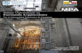 Tríptico 4ª Edición MPA - coamu.es · intervenciones del patrimonio arquitectónico. b) Dotar a los alumnos de conocimientos acerca de los métodos y oportunidades en investigación