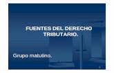 FUENTES DEL DERECHO TRIBUTARIO. · -la dogmática, constituida por las declaraciones de derechos individuales. 4 PROCEDIMIENTOS DE REFORMA DE LA CONSTITUCIÓN. La Constitución uruguaya