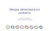 Alergia alimentaria en pediatria 2 - parcdesalutmar.cat · Sintomático (antihistamínico, corticoides, broncodilatador, adrenalina)..Inducción a tolerancia oral. Anafilaxia: Actuación