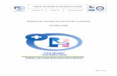 MANUAL DEL SISTEMA DE GESTION DE LA CALIDAD · plan estrategico de la calidad ... realizada por el icbf, ... mapa de procesos . manual del sistema de gestion de la calidad