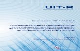 Recomendación UIT-R RS.2105-0 (07/2017) - itu.int!PDF... · Recomendación UIT-R RS.2105-0 (07/2017) Características técnicas y operativas típicas de los sistemas del servicio