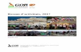 Resum d'activitats, 2017 - GOB Menorca · Energia: Reunió la Direcció d'Energia per tractar sobre energies renovables. Notes de premsa sobre el projecte de Notes de premsa sobre