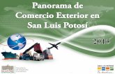 Presentación de PowerPoint - SEDECOsdeslp.gob.mx/estudios/Panorama de comercio exterior.pdf · Fuente: Banco de México. Mayo de 2015. 26,239 1,785 Guatemala 1,806 Antillas 1,984