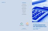 Programa-Fundamentos de Matemática v3portal.ipvc.pt/images/ipvc/estg/pdf/fm_ficha_inscricao.pdf · PROGRAMA OBJETIVOS METODOLOGIA FUNDAMENTOS DA MATEMÁTICA • Promover a aquisição