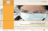 maestría Bioquímica Clínica 2018 · Magíster en Bioquimica Clínica Conforme a la resolución No 5077 del Ministerio de Educación Nacional del 24 de junio de 2010. Duración
