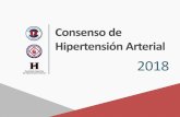 Consenso de Hipertensión Arterial - saha.org.ar · Clasificación de la Presión Arterial en consultorio En mayores de 16 años Categoría Sistólica mmHg Diastólica mmHg PA Normal