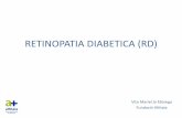 RETINOPATIA DIABETICA (RD) - abbel.cata-diabética... · RD relacionada con el tiempo de evolución de DM: Tipo 1: 100% tras 20 años Tipo 2: 60% tras 20 años Causa más fc. de ceguera