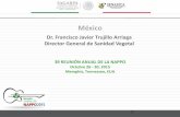 Dr. Francisco Javier Trujillo Arriaga Director General de ... · México Dr. Francisco Javier Trujillo Arriaga Director General de Sanidad Vegetal 1 39 REUNIÓN ANUAL DE LA NAPPO