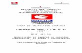 2017/CD 012017... · Web viewrepÚblica del paraguay [comisiÓn nacional de telecomunicaciones (conatel)] carta de invitacion estÁndar. contrataciÓn directa (cd) n° 0. 2 /2017