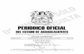 PERIODICO OFICIAL - aguascalientes.gob.mx · función pública en el Gobierno del Estado de Aguas-calientes, lo que se traducirá en mejores prácticas gubernamentales y servicios