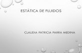 ESTÁTICA DE FLUIDOSfisica.ru/dfmg/teacher/archivos/Estatica_de_fluidos_Claudia.pdf · Elasticidad. Fluidos ELASTICIDAD. FLUIDOS • Concepto de Fluido • Densidad • Presión: