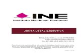 JUNTA LOCAL EJECUTIVA - ine.mx · No LP-INE-JLE-MEX/001-2019 . Página . 1 de 74. CONVOCATORIA A LA LICITACIÓN PÚBLICA NACIONAL MIXTA NO. LP-INE-JLE-MEX-001/ 2019 ... 5 (cinco)