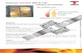 we protect youtecope-es.weebly.com/uploads/1/6/3/4/16347566/tabique_ei_-_120.pdf · Sumario Sistema estructural no portante acristalado para resistencia al fuego en la classe EI 120