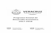 Programa Estatal de Desarrollo Económico 2017-2018veracruz.gob.mx/wp-content/uploads/sites/3/2017/06/PE-Desarrollo... · inspira a la actuación del Gobierno Estatal como agente