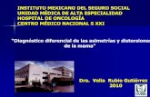 INSTITUTO MEXICANO DEL SEGURO SOCIAL UNIDAD …smri.org.mx/memorias/rad2010/platicas/velia.pdf · circunscritos, sólidos e hipoecoicos. Mastopatía diabética