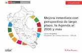 Mejora inmediata con perspectiva de largo plazo, la Agenda al · BRASIL BOLIVIA 3. 2030 36.8 millones Tendencias demográficas: la población peruana al 2100 ... PIM 29.88 mms. 34