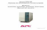 Smart-UPS DP Sistema de alimentación …quese con el personal de soporte técnico de APC para solicitar ayuda sobre los problemas graves del SAI. Para obtener información sobre este