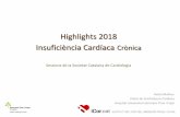 Highlights 2018 Insuficiència Cardíaca Crònica · Institut de Recerca Pediàtrica Hospital Sant Joan de Déu, Esplugues de Llobregat, Barcelona, Spain. i Cardiology Department,