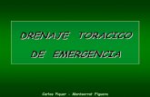 Drenaje torcico de emergencia - PRACTICOS/drenaje...  PLEUROCATH EQUIPO DE DRENAJE PLEURAL CADA