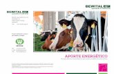 Aporte energético - docs.gestionaweb.catdocs.gestionaweb.cat/0660/aporte-energetico-para-vacas-de-leche.pdf · uso de un ensilado de alta calidad y de otros piensos concen-trados