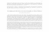 La influencia de Fray Luis de Granada en Oliva Sabucoeprints.ucm.es/36152/1/La influencia de Fray Luis de Granada en... · de Hispanismo Filosófico, Granada, Universidad de Granada,