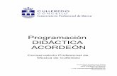 Programaci³n DIDCTICA ACORDE“N - .PROGRAMACI“N DIDCTICA ACORDE“N METODOLOXA Estratexias