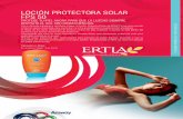 LOCIÓN PROTECTORA SOLAR FPS 50 - AMWAY CHILE S.A. Solar.pdf · Durante la exposición al sol en vacaciones o en días en que la piel se encuentre más tiempo expuesta al sol, se