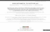 NUEVOS REGISTROS FÓSILES DEL HALCÓN Falco femoralis ...fundacionazara.org.ar/img/revista-historia-natural/tomo-05/...HISTORIA NATURAL Tercera Serie Volumen 3 (1) 2013/5-12 13 HISTORIA