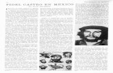 FIDEL CASTRO EN MEXICO - Revista de la Universidad de México · Vla.. ".: '''Che''Guevara ríos y políticos en Cuba,s~nt ... trechar la firmeza de los lazos de amis ...