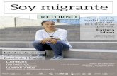 Soy migrante RETORNO Es una Vida de soledad, piensen muy ...cndh.org.mx/sites/all/doc/Programas/migrantes/campaña/pdf/cartel... · LAN Retornó de: Estados Unidos Lugar de residencia: