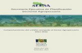 Secretaría Ejecutiva de Planificación Sectorial Agropecuaria · PIPA Programa de ... La dotación de crédito productivo proviene fundamentalmente de tres tipos de ... participación