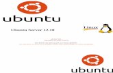 Ubuntu Server 12 · 2013-04-20 · Los pasos para instalar y configurar Bind en Ubuntu Server son los siguientes: Instalamos el servidor DNS Bind9: Editamos el archivo / etc/ bind