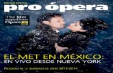 El MEt En México - proopera.org.mxproopera.org.mx/pasadas/novdic_5/anuncios/eventos-met2013-2014.pdf · pantalla gigante de alta definición, instalada al frente del escenario. ...