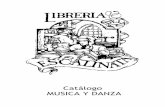 Catálogo MUSICA Y DANZA - logoMúsica.pdf · PDF fileLibrería de la Escalinata C/ Escalinata 7 (Metro Opera) 28013 Madrid Tel.: 915416422 Fax: 915422951 e-mail: librería@escalinata.com