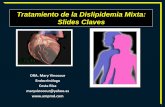 Tratamiento de la Dislipidemia Mixta: Slides Claves 2013... · Impacto de la dislipidemia mixta sobre la tasa de eventos cardiovasculares y disminución de éstos conforme se alcanzan