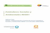 Estándares Sociales y Ambientales REDD+ - CARE Ecuador · Esta publicación fue elaborada como parte de la iniciativa de ´Estándares Sociales y Ambientales para ... ONU REDD Programa