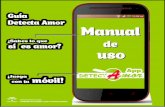 Manual de uso app 'DetectAmor' : guía Detecta Amor ... · Pues una aplicación para teléfonos inteligentes o smartphone de carácter lúdico y dirigida principalmente a adolescentes.