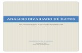 ANÁLISIS BIVARIADO DE DATOS - saber.ucv.vesaber.ucv.ve/bitstream/123456789/11400/1/Análisis bivariado de datos.pdf · relaciones entre variables es el insumo fundamental para la