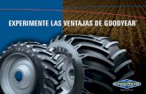 EXPERIMENTE LAS VENTAJAS DE GOODYEAR filedifícil imaginar el uso de neumáticos para tractores sin la gran cantidad de innovaciones que Goodyear ha desarrollado con los años.