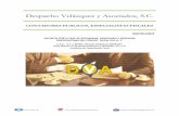 Despacho Velázquez y Asociados, S.C.despachovelazquez.com.mx/otros/REFORMAS_D.F._2014.pdf · para el D.F. en donde se contemplan las normas para 2014, ... que las cuotas y tarifas
