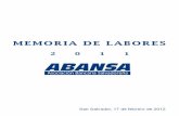 Memoria 2001 - ABANSA · ras, de fiscalización y con el Banco Central de Reserva de El Salvador, en la búsqueda de soluciones a los problemas monetarios, crediticios y financieros