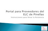 Instrucciones para llenar la Asistencia - elcpinellas.netelcpinellas.net/wp-content/uploads/2015/12/ELC-Portal-Provider... · El Portal para Proveedores le permitirá enviar listas