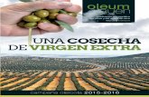 campaña 2015/16 - oleumxauen.es · oleum xauen 4 visita Y a hemos comenzado el trabajo de elaboración de una nueva edición de La Agenda del Olivar para la campaña oleícola 2016/2017.