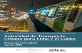 Autoridad de Transporte Urbano para Lima y el Callao ... de Transporte Urbano... · with guidance and lessons learned such as the transport NAMA handbook and a database, which is