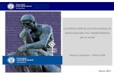 LA PROTECCIÓN DE LOS RESULTADOS DE INVESTIGACIÓN Y SU ...portal.uc3m.es/portal/page/portal/resad_cg/resad/Gerencia_Publico/coordinacion... · Cartera IPR: Tras el registro se actualizan